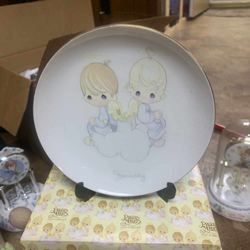 Precious Moments Monthly Plate Collection